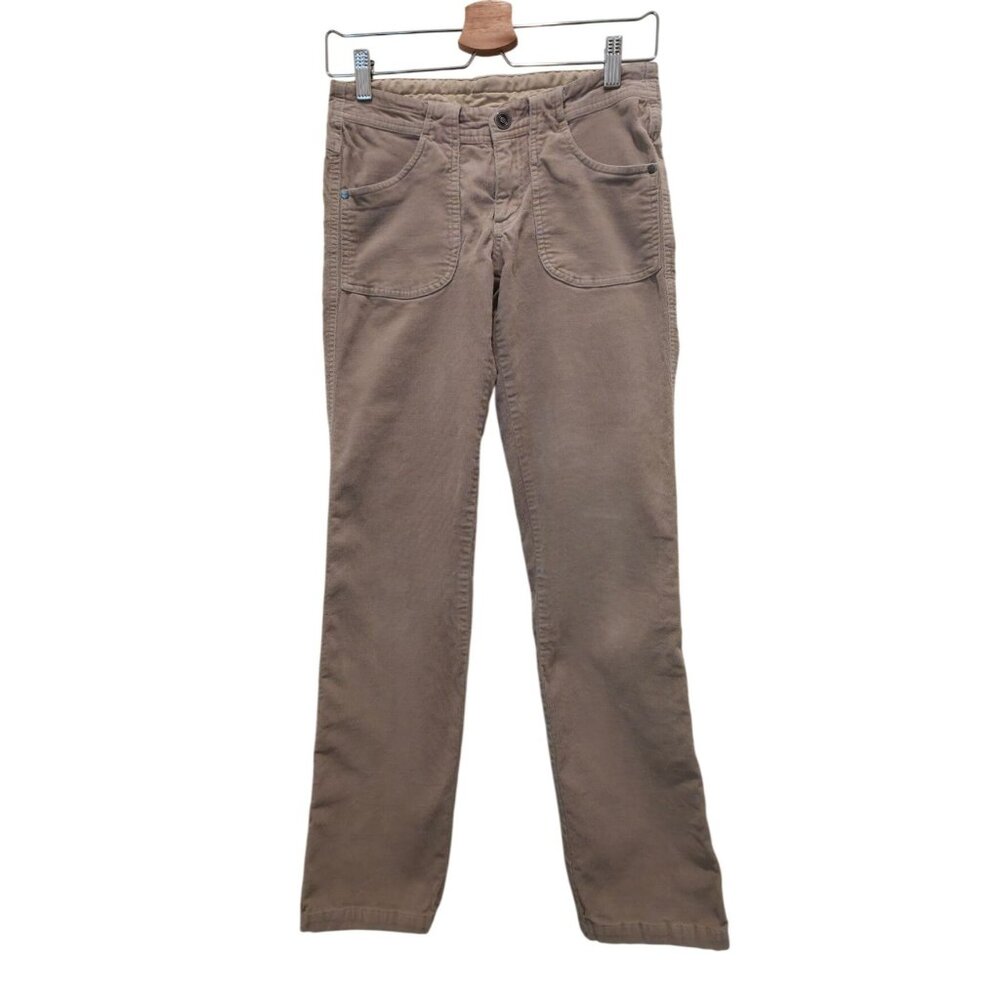 Kühl KORY Corduroy Khaki Beige Straight Leg Outdoor Stretch Pants Women's Sz 2
